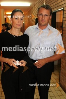 Andrej Klasinc, direktor Term Ptuj in njegova žena Nataša